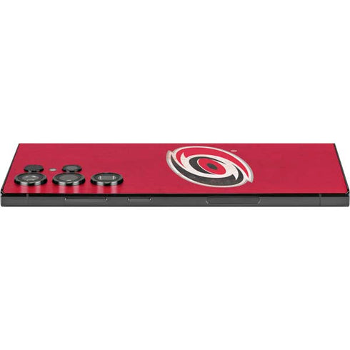 NHL Carolina Hurricanes Distressed Galaxy S25 Ultra Skin